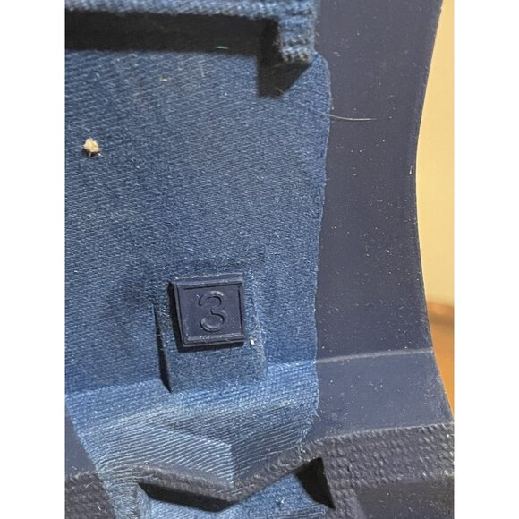 Bearpaw Women's Shearling Lined Blue Rubber Rain boots Size 3 (F142) - Picture 9 of 9